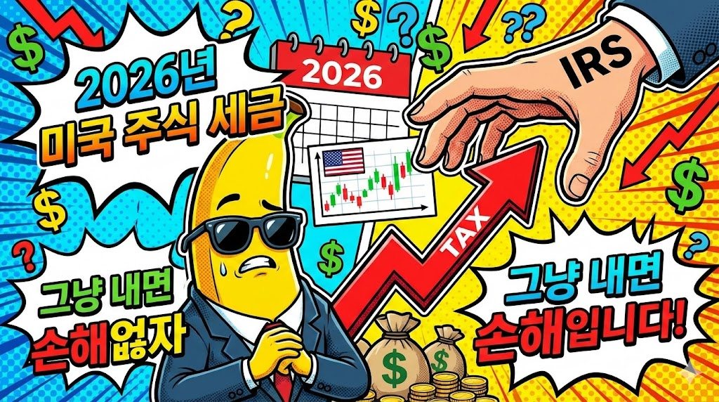 2026년 미국 주식 양도소득세, 그냥 내면 손해입니다