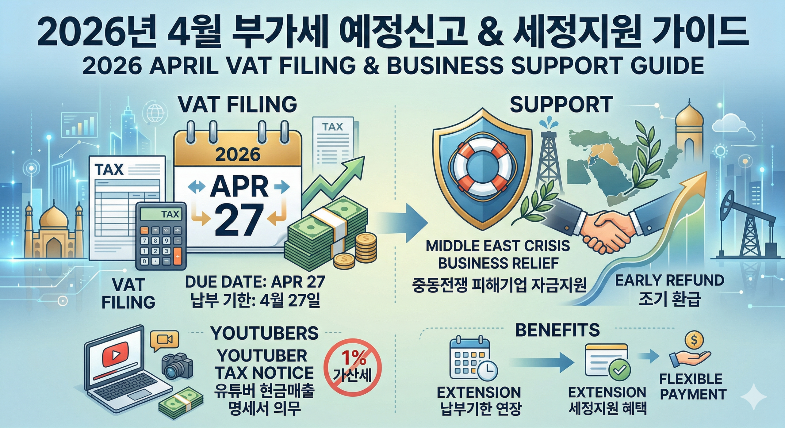 "나만 안 왔나?" 2026년 부가세 예정고지 안 오면 무조건 '이것' 확인하세요!